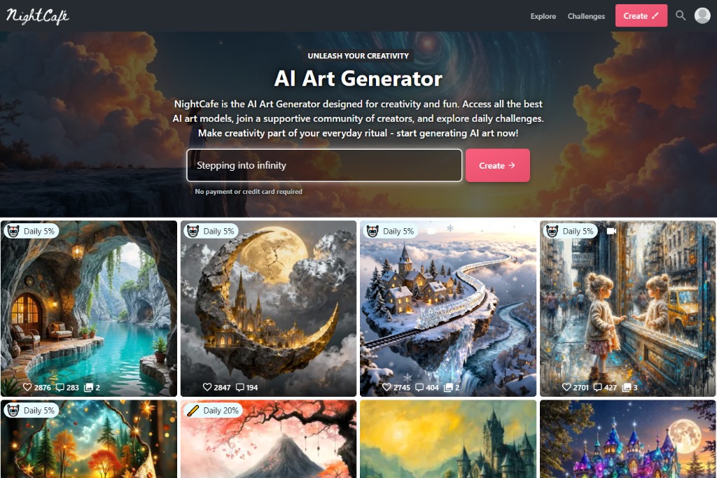 NightCafe Studio image